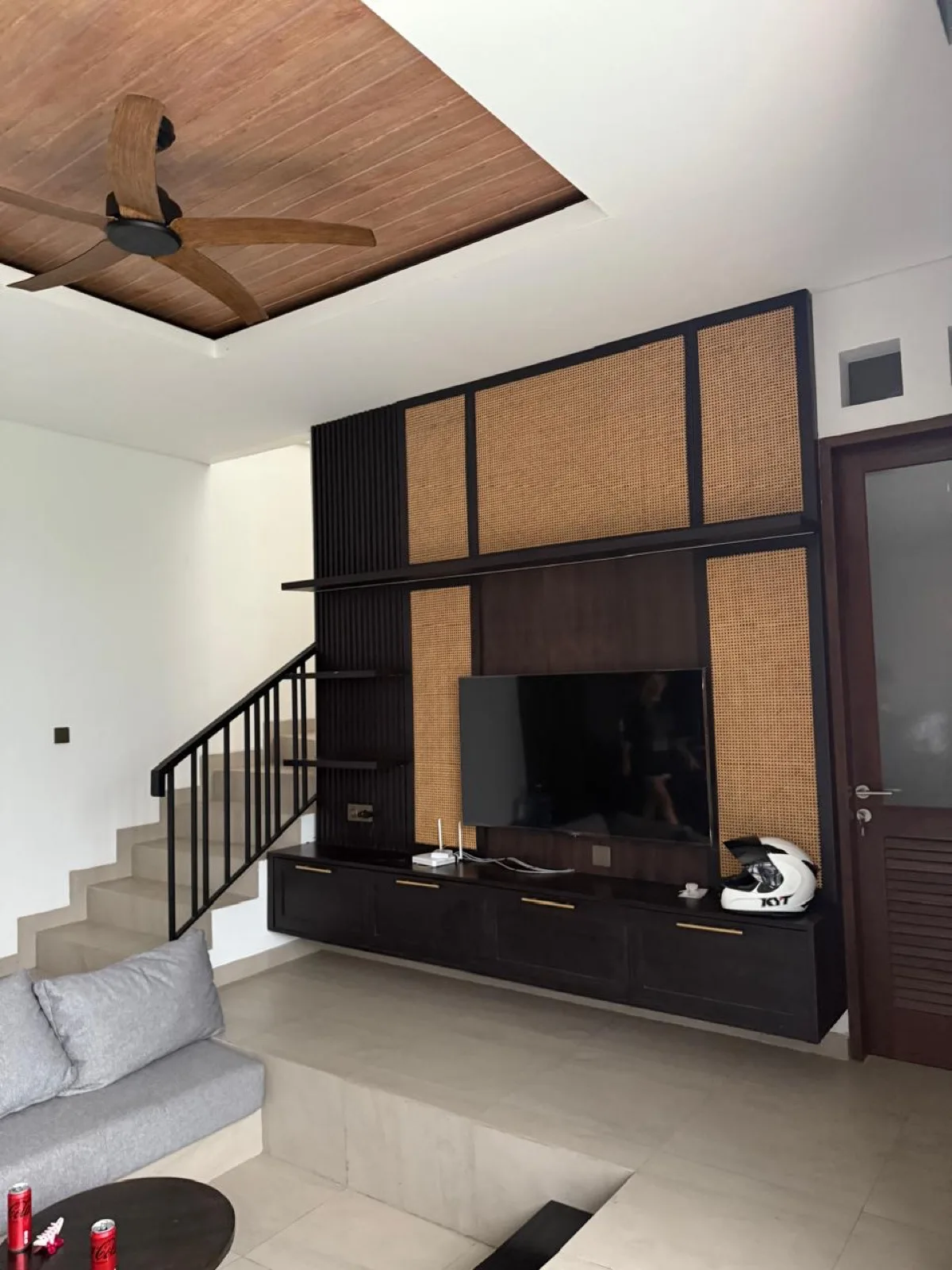 Existing building interior as an illustration of service facilities without PII